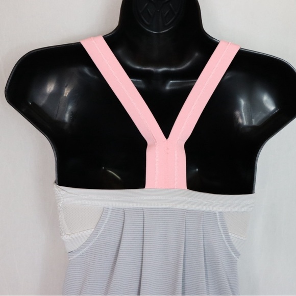 LULULEMON Rest Less Tank Heathered Light Grey - Picture 8 of 13